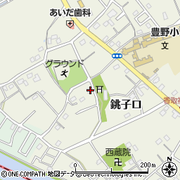 埼玉県春日部市銚子口544周辺の地図