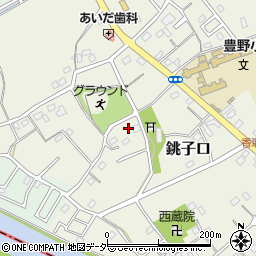 埼玉県春日部市銚子口543周辺の地図