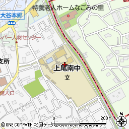 埼玉県上尾市大谷本郷124周辺の地図