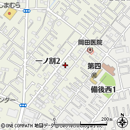 埼玉県春日部市一ノ割2丁目5-11周辺の地図