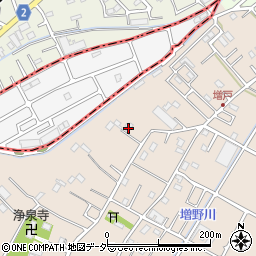 埼玉県春日部市増戸522周辺の地図