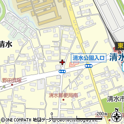 野田清水郵便局 ＡＴＭ周辺の地図