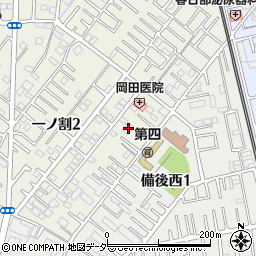 埼玉県春日部市一ノ割2丁目7-6周辺の地図