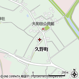 茨城県牛久市久野町426周辺の地図
