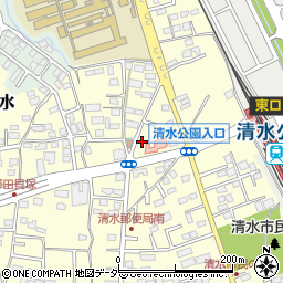千葉県野田市清水419-21周辺の地図