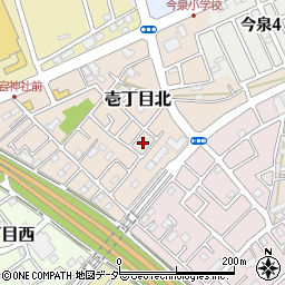 埼玉県上尾市壱丁目北11周辺の地図