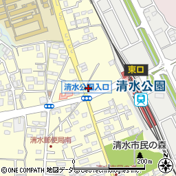 千葉県野田市清水408周辺の地図