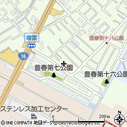 埼玉県春日部市増富274周辺の地図