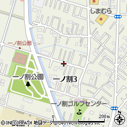 埼玉県春日部市一ノ割3丁目周辺の地図