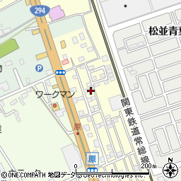 茨城県守谷市松並2024-23周辺の地図