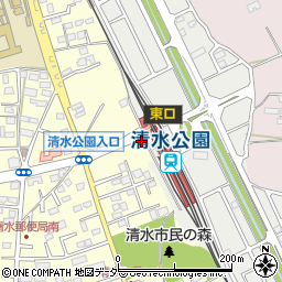 清水公園駅周辺の地図