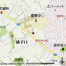 埼玉県春日部市銚子口1103周辺の地図