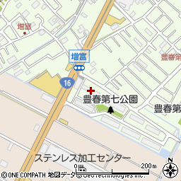 埼玉県春日部市増富190周辺の地図