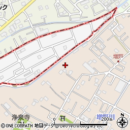 埼玉県春日部市増戸515周辺の地図