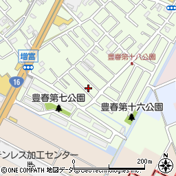 埼玉県春日部市増富272-17周辺の地図