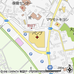 ツルハドラッグ江戸崎店周辺の地図