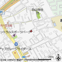 埼玉県上尾市原市4069-3周辺の地図