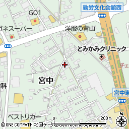 有限会社猿田工務店周辺の地図
