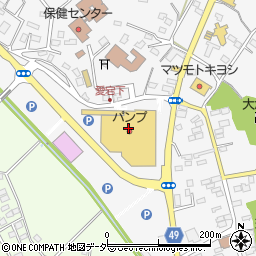 有限会社丸八商会マミークリーニング　江戸崎パンプ店周辺の地図