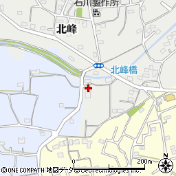 埼玉県坂戸市北峰199周辺の地図