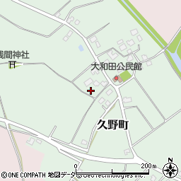 茨城県牛久市久野町471周辺の地図