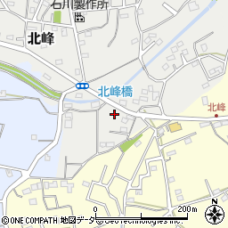 埼玉県坂戸市北峰223周辺の地図