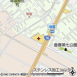 埼玉県春日部市増富163周辺の地図