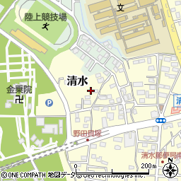 千葉県野田市清水520周辺の地図