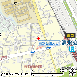 千葉県野田市清水419-1周辺の地図