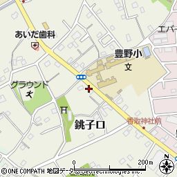 埼玉県春日部市銚子口547周辺の地図
