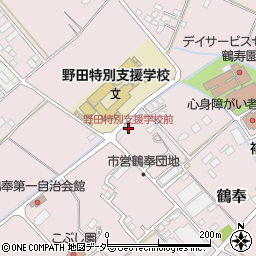 野田特別支援学校前周辺の地図