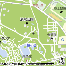 清水公園周辺の地図