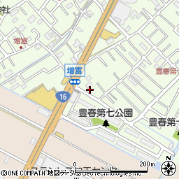 埼玉県春日部市増富278周辺の地図