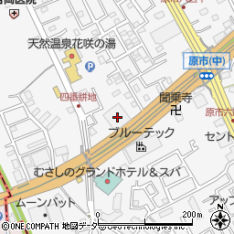 埼玉県上尾市原市594周辺の地図
