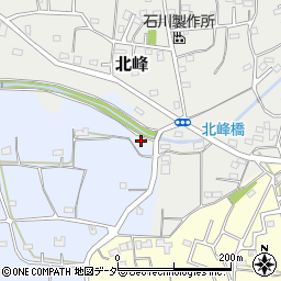 埼玉県坂戸市北峰191周辺の地図