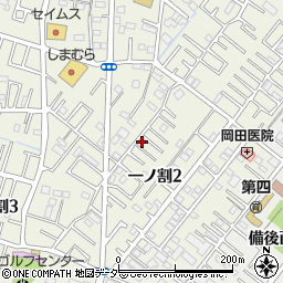 埼玉県春日部市一ノ割2丁目2-5周辺の地図