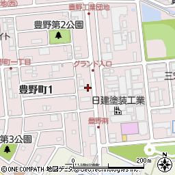 日建塗装工業社員寮周辺の地図