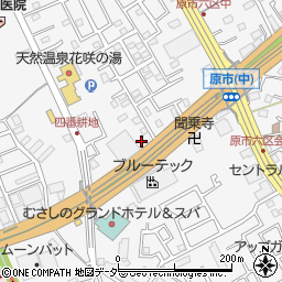 埼玉県上尾市原市596周辺の地図