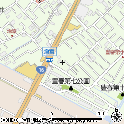 埼玉県春日部市増富278-3周辺の地図