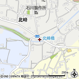 埼玉県坂戸市北峰194周辺の地図