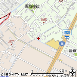 埼玉県春日部市増富236周辺の地図