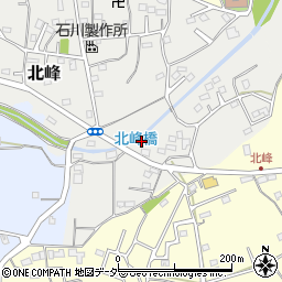 埼玉県坂戸市北峰235周辺の地図