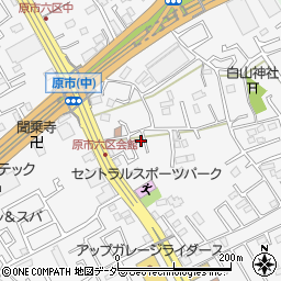 埼玉県上尾市原市4139周辺の地図
