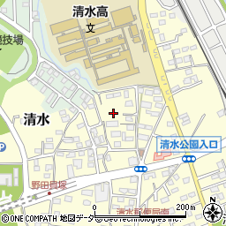 千葉県野田市清水456周辺の地図