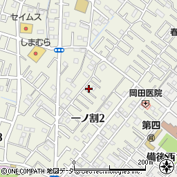埼玉県春日部市一ノ割2丁目2-23周辺の地図
