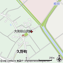 茨城県牛久市久野町131周辺の地図