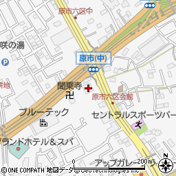 埼玉県上尾市原市283-1周辺の地図