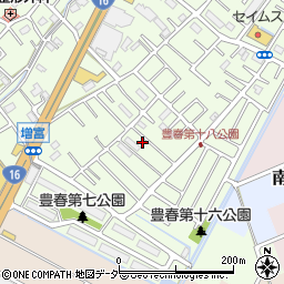 埼玉県春日部市増富264周辺の地図
