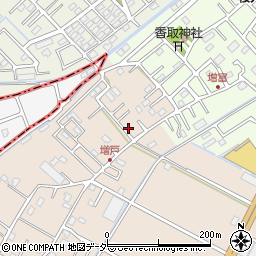 埼玉県春日部市増戸573周辺の地図