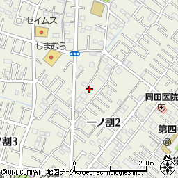 埼玉県春日部市一ノ割2丁目1-65周辺の地図